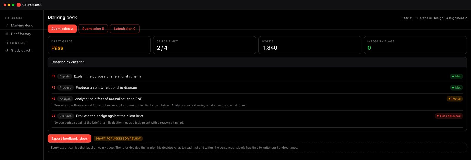 CourseDesk — Overview